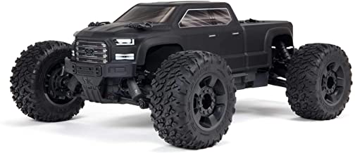 Photo 1 of ARRMA 1/10 Big Rock 4X4 V3 3S BLX Brushless Monster RC Truck RTR (Transmitter and Receiver Included, Batteries and Charger Required), Black, ARA4312V3
