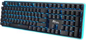 Photo 1 of RK ROYAL KLUDGE RK918 Wired Mechanical Keyboard, RGB Backlit Gaming Keyboard with Large LED Sorrounding Side Lamp, Full Size 108 Keys Mechanical 100% Anti-Ghosting Computer Keyboard, Red Switch Black
