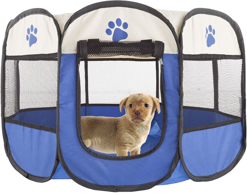 Photo 1 of 
PETMAKER Pop-Up Pet Playpen BROWN/TAN