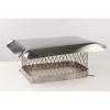 Photo 1 of 9 in. x 13 in. Stainless Steel Fixed Chimney Cap
