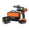 Photo 1 of 18V Brushless Cordless 1/2 in. Hammer Drill/Driver Kit with 4.0 Ah MAX Output Battery, 18V Charger, and Tool Bag
