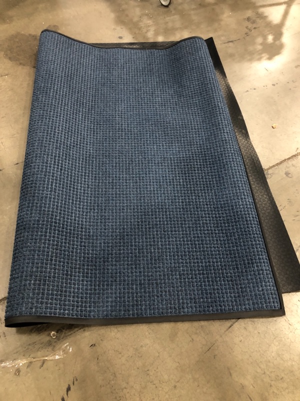 Photo 2 of  Fashion Mat | Commercial-Grade Entrance Mat with Fabric Border – Indoor/Outdoor, Quick Drying, Stain Resistant Door Mat (BLUE 8FT X 6FT)
STOCK PHOTO IS SIMILAR