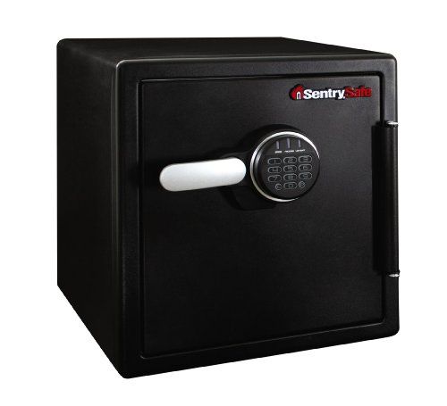 Photo 1 of SentrySafe SFW123FUL Fireproof Waterproof Safe with Digital Keypad, 1.23 Cubic Feet
**KEY TO OPEN NOT FOUND**