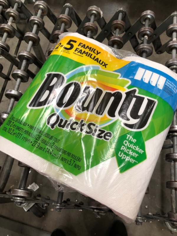 Photo 3 of Bounty Quick-Size Paper Towels 8 PACKS OF 2 ROLLS EACH, TOTAL OF 16 ROLLS