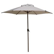 Photo 1 of 9FT Patio Umbrella Ourdoor Solar Umbrella LED Umbrellas with 32LED Lights, Tilt and Crank Table Umbrellas for Garden