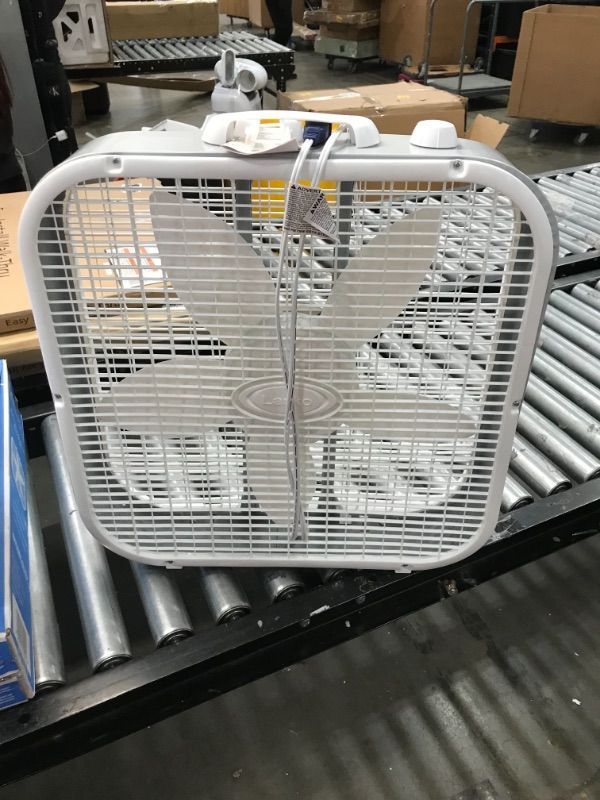 Photo 1 of 20 in. Air Circulating Box Fan with 3 Speeds
