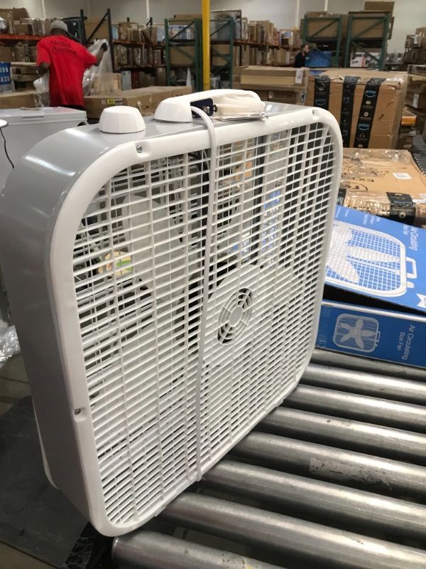 Photo 1 of 20 in. Air Circulating Box Fan with 3 Speeds
