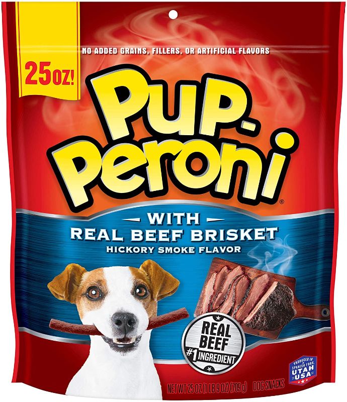 Photo 1 of *EXPIRES July 16 2022*
Pup-Peroni Dog Snacks Beef Brisket, 25 Ounce, 2 pk

