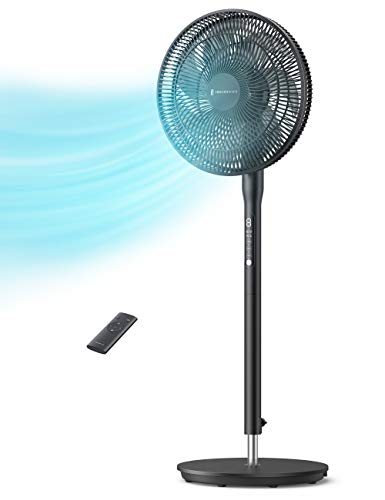 Photo 1 of  TaoTronics Pedestal Fan, Oscillating Standing Fan with Remote Control, 9 Speed Levels 9-Hour Timer 3 Wind Modes 
