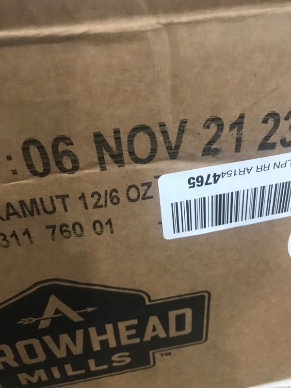 Photo 1 of *EXPIRES Nov 06 2021*
Arrowhead Mills Organic Cereal, Puffed Kamut, 6 Ounce (Pack of 12)