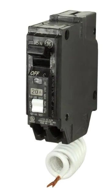 Photo 1 of 20 Amp 1 in. Single Pole Arc Fault Combination Circuit Breaker