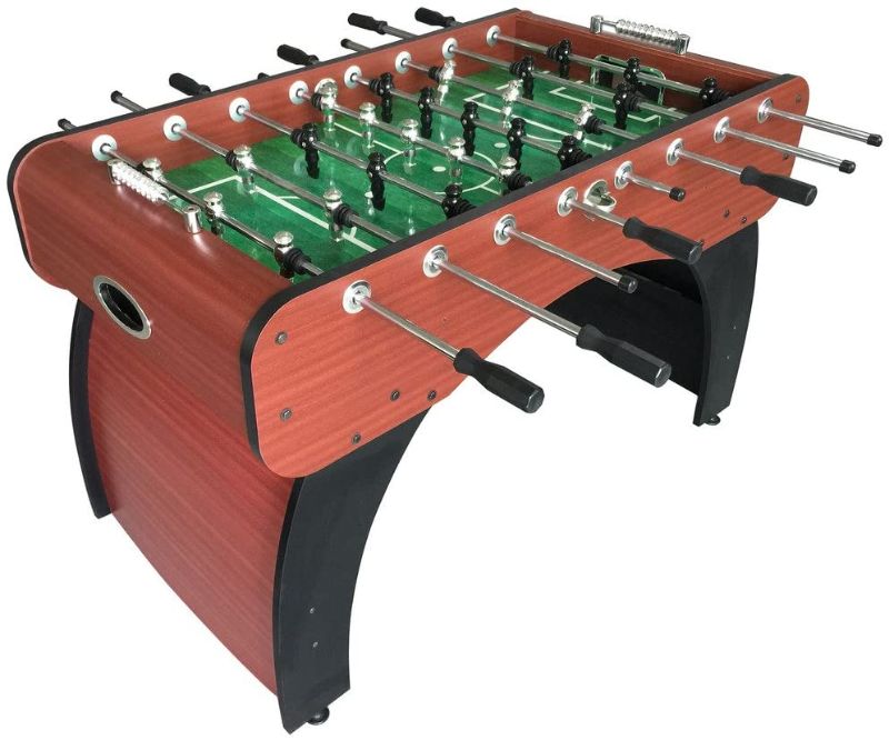 Photo 1 of Hathaway Metropolitan Foosball Table, Modern Soccer Game Table for Kids and Adults with Cherry Finish, 54-in ****MAJOR DAMAGE