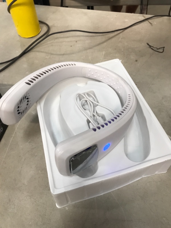 Photo 1 of Ontel Arctic Air Freedom Portable Personal Air Cooler and Personal 3-Speed Neck Fan, Hands-Free Light-weight Design, Cordless and Rechargeable TESTED AND FUNCTIONS