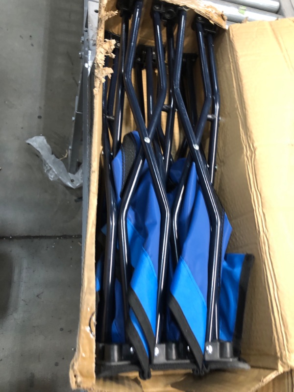 Photo 1 of Regalo My Cot Portable Toddler Bed, Includes Fitted Sheet, Royal Blue , 48x24x9 Inch (Pack of 1)
