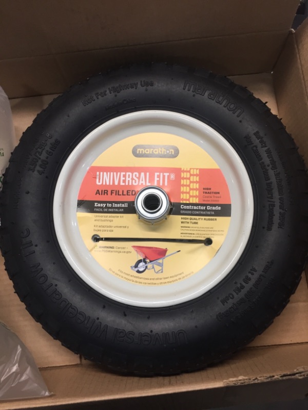 Photo 2 of 14.5 in. Pneumatic Universal Wheelbarrow Wheels