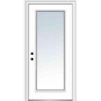 Photo 1 of 36 in. x 80 in. Right-Hand Inswing Full Lite Clear Classic Primed Fiberglass Smooth Prehung Front Door
by
MMI Door