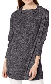 Photo 1 of Amazon Brand - Daily Ritual Women's Cozy Knit Modern Funnel-Neck Tunic LARGE 
