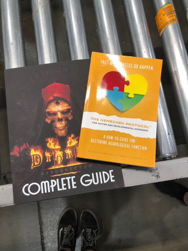 Photo 2 of Diablo II Resurrected: COMPLETE GUIDE: Best Tips, Tricks, Walkthroughs and Strategies to Become a Pro Player Paperback – October 15, 2021
 and 
The nemechek protocol for autism and developmental disorders