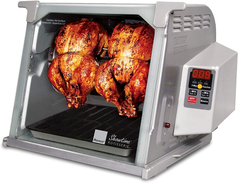 Photo 1 of (BROKEN OFF DOOR JOINT) Ronco Showtime Large Capacity Rotisserie & BBQ Oven Platinum Edition