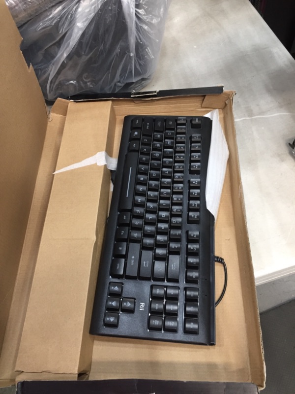 Photo 1 of Rii Primer RGB Compact Gaming Keyboard RK104,Backlight Keyboard,Small 87 Keys No Number Pad Keyboard for Windows PC Laptop Desktop
