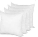 Photo 1 of 16 X 16 white pillow 4 pcs set