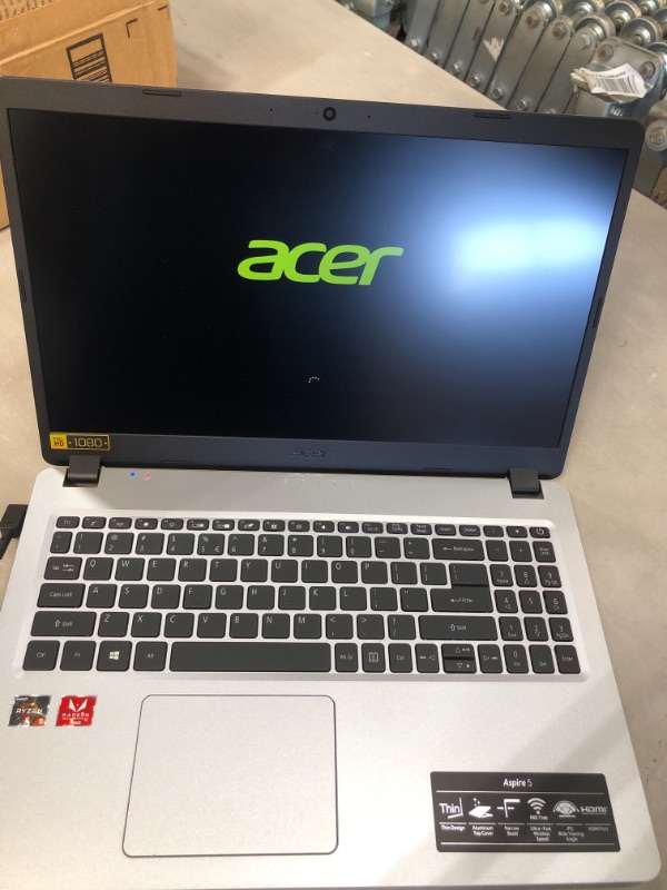 Photo 2 of 2021 Newest Acer Aspire 5 Slim Laptop, 15.6" Full HD IPS, AMD Ryzen 3 3350U Quad-Core Processor, 12GB DDR4 RAM, 512 GB SSD, Intel WiFi 6, Backlit KB, Fingerprint Reader, Win10 Home+Oydisen Cloth
