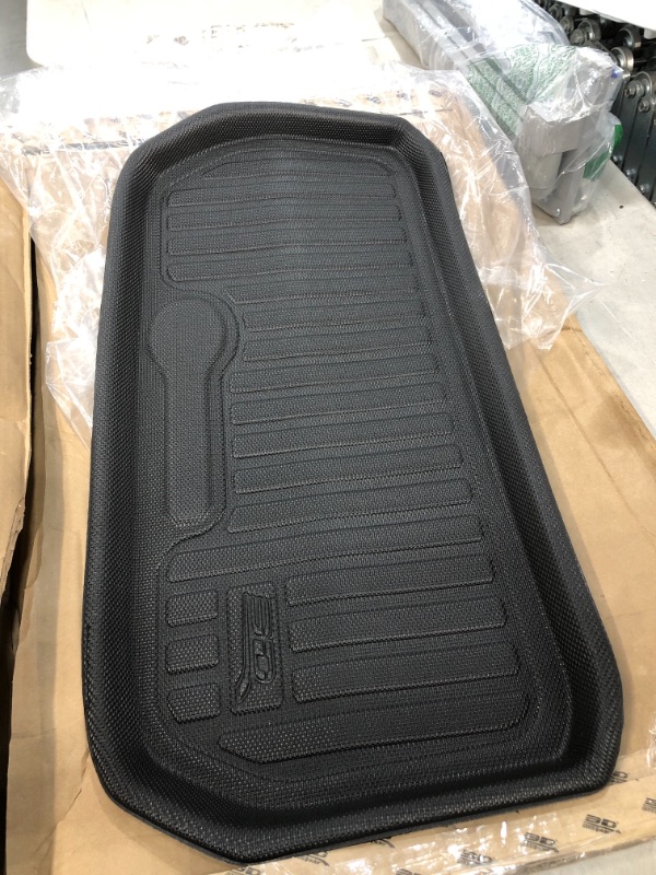 Photo 2 of 3D MAXpider Tesla Model Y 2020-2021 Custom Fit All-Weather Front Cargo Liner Car Frunk Mat (Black)
