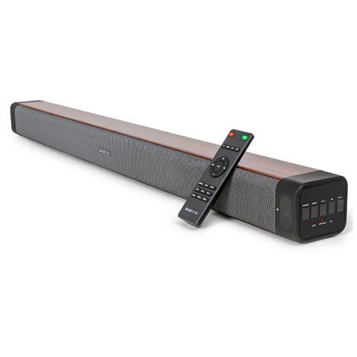 Photo 1 of Deco Gear 60W 2.0 Channel Soundbar with Built-in Dual Subwoofers and Four 2.5 Drivers
