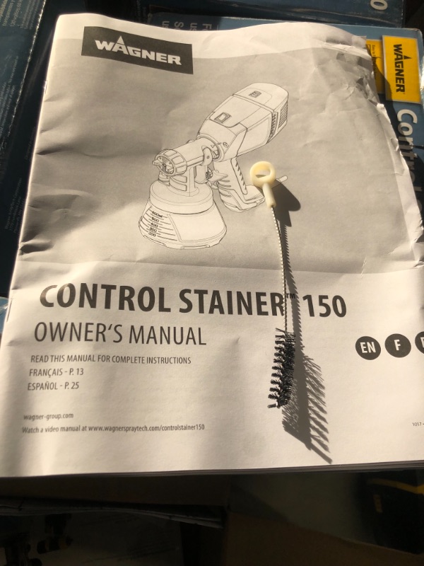 Photo 3 of *USED*
Wagner Control Stainer 150 HVLP Handheld Sprayer