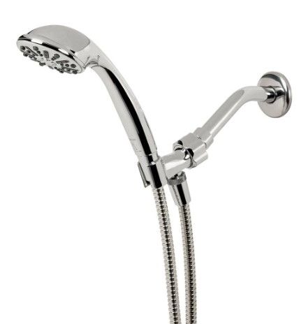 Photo 1 of *USED*
Glacier Bay 1-Spray 3.3 in. Single Wall Mount Handheld Shower Head in Chrome