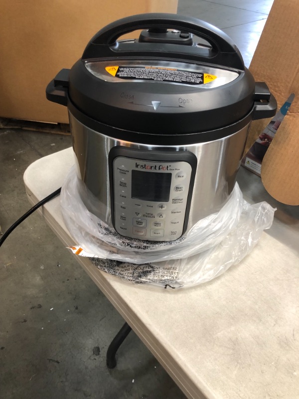 Photo 2 of *plugged in item DID NOT turn on* 
Instant Pot Duo Plus 6 qt 9-in-1 Slow Cooker/Pressure Cooker