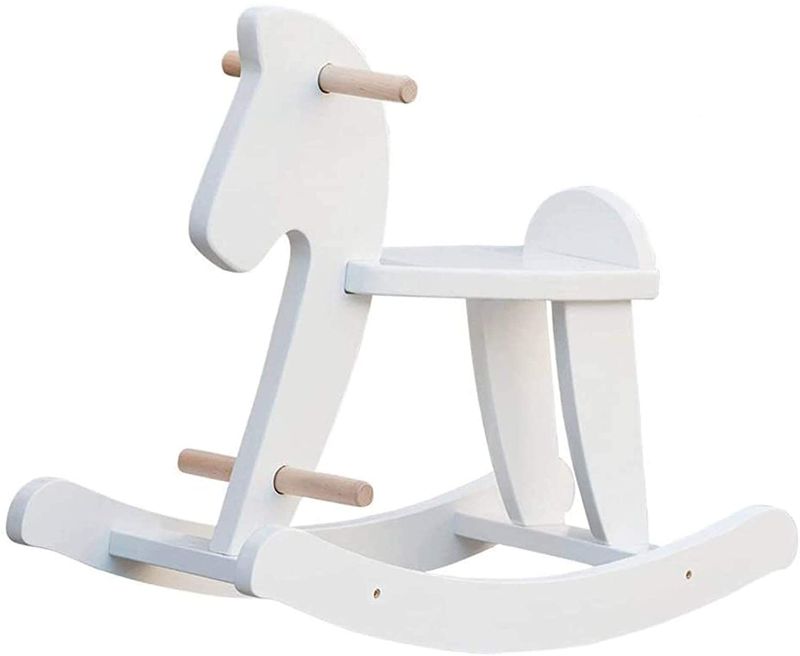 Photo 1 of labebe - Wooden Rocking Horse, 10.53 x 17.55 x 26.52 inches

