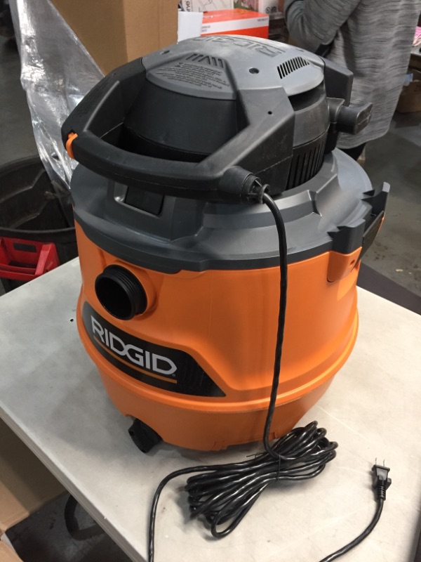 Photo 2 of *USED*
*MISSING a few accessories* 
RIDGID 16 Gal. 6.5-Peak HP NXT Wet/Dry Shop Vacuum with Detachable Blower, Filter, Hose and Accessories