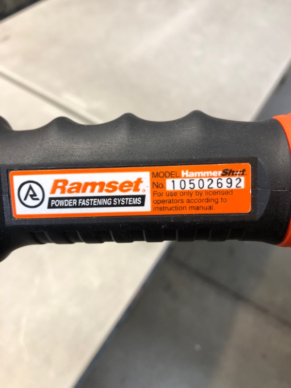 Photo 3 of *USED*
Ramset HammerShot 0.22 Caliber Single Shot Tool