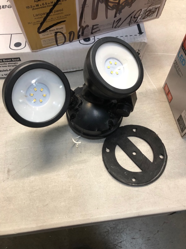 Photo 2 of *USED*
Defiant 180° Black Motion Activated Outdoor Integrated LED Twin Head Flood Light