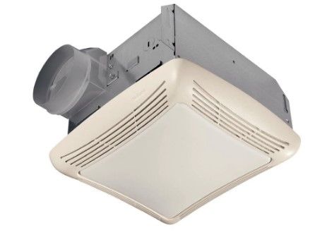 Photo 1 of *MISSING grille and lens*
Broan-NuTone 50 CFM Ceiling Bathroom Exhaust Fan with Light