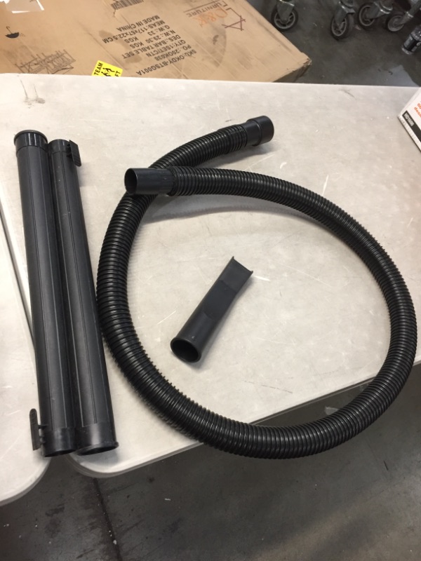 Photo 3 of *USED*
*MISSING filter and 1 accessory piece* 
RIDGID 4 Gallon 5.0-Peak HP Portable Wet/Dry Shop Vacuum with Fine Dust Filter, Hose and Accessories