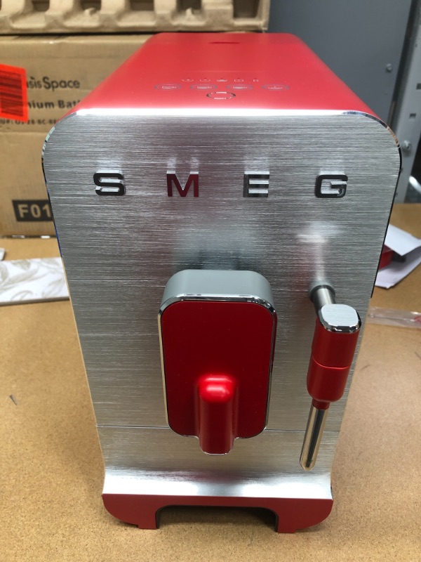 Photo 4 of ***PARTS ONLY/ AS-IS / NO RETURNS*** Smeg Fully Automatic Coffee Machine with Steam Red
***PARTS ONLY/ AS-IS / NO RETURNS***
