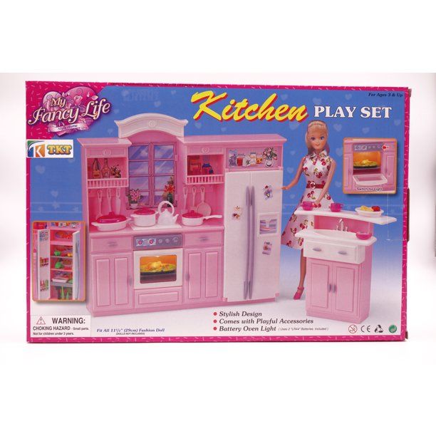 Photo 1 of My Fancy Life Kitchen Play Set for 11.5" dolls & Dollhouse Furniture By TKT
