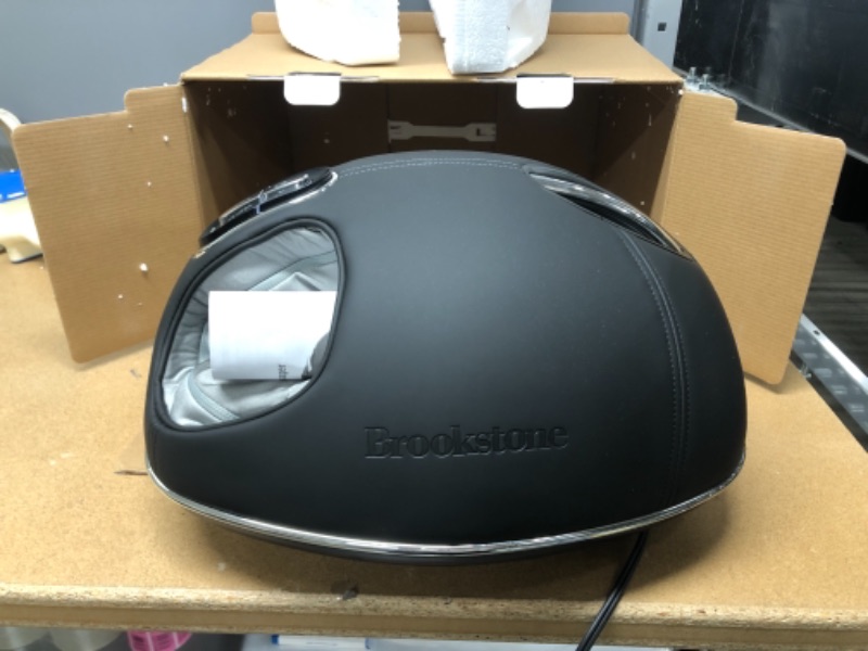 Photo 3 of Brookstone FS1 Shiatsu Foot Massager with Heat - Black