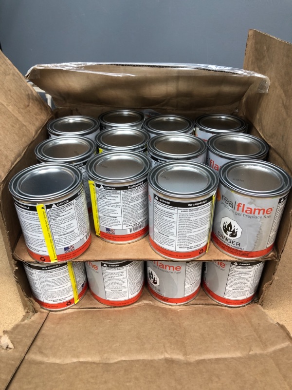 Photo 3 of 13 oz. 24 lb. Gel Fuel Cans (24-Pack)
