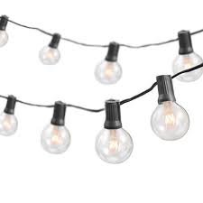 Photo 1 of 50 ft. Indoor/Outdoor Weatherproof Party String Lights with 50 Sockets Light Bulbs Included
