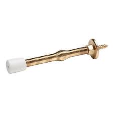 Photo 1 of 19 PACK: Everbilt
3 in. Bright Brass Light Duty Spring Door Stop