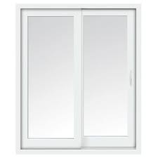 Photo 1 of 36 in. x 80 in. Glacier White Vinyl Right-Hand Low-E Sliding Patio Door
AS IS WITH DAMAGE - PARTS ONLT 