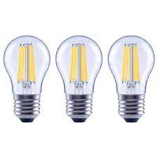 Photo 1 of 100-Watt Equivalent A15 Dimmable Appliance Fan Clear Glass Filament LED Vintage Edison Light Bulb Soft White (4 3-Packs)
