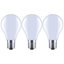 Photo 1 of 40-Watt Equivalent A15 Dimmable ENERGY STAR Frosted Glass Deco Filament LED Vintage Edison Light Bulb Soft White(4 3-Packs)
