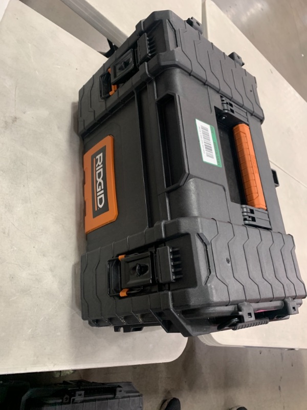 Photo 1 of 22 in. Pro Tool Box, Black
