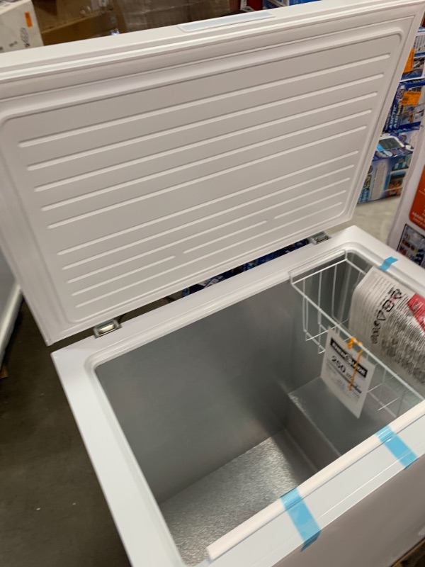 Photo 1 of 7.2 cu. ft. Chest Freezer in White
