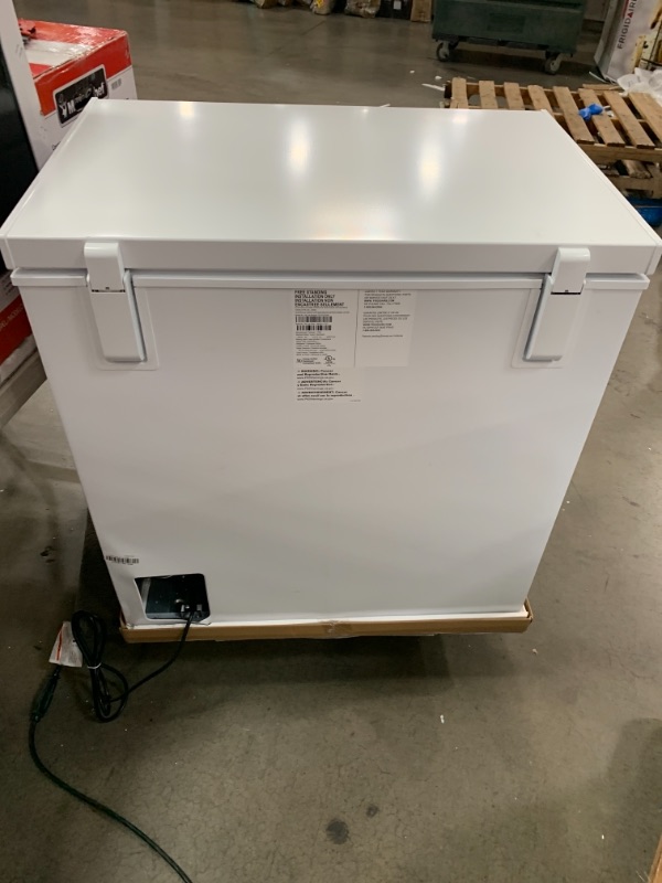 Photo 1 of 7.2 cu. ft. Chest Freezer in White
