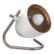 Photo 1 of 4 in. Pivot Personal Air Circulator, Copper
